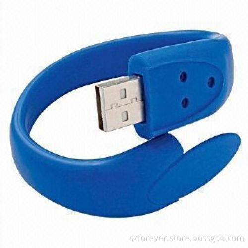 Bracelet USB Flash Drive, 10 Years Data Retention, Available in Various Sizes